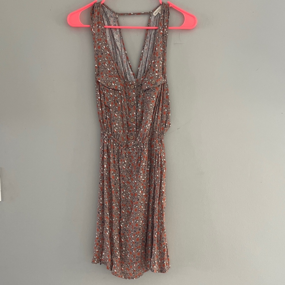 Floral Sleeveless Dress - Size Large (runs small)